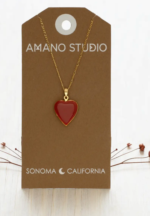 Enamel Heart Locket