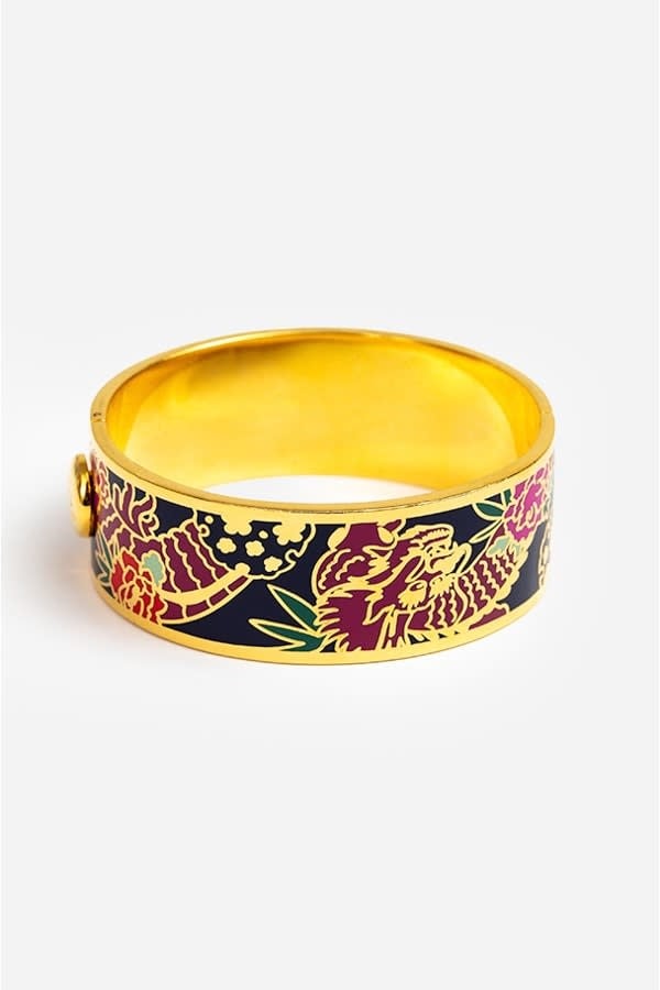 Johnny Was Dragon Hinged Bracelet