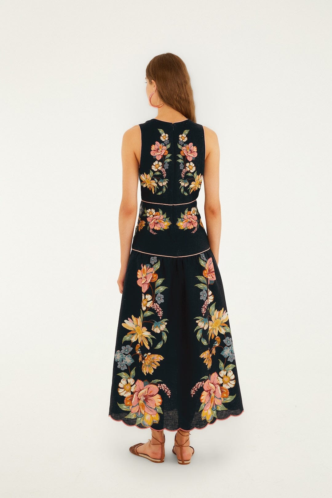 Maira Floral Midi Dress