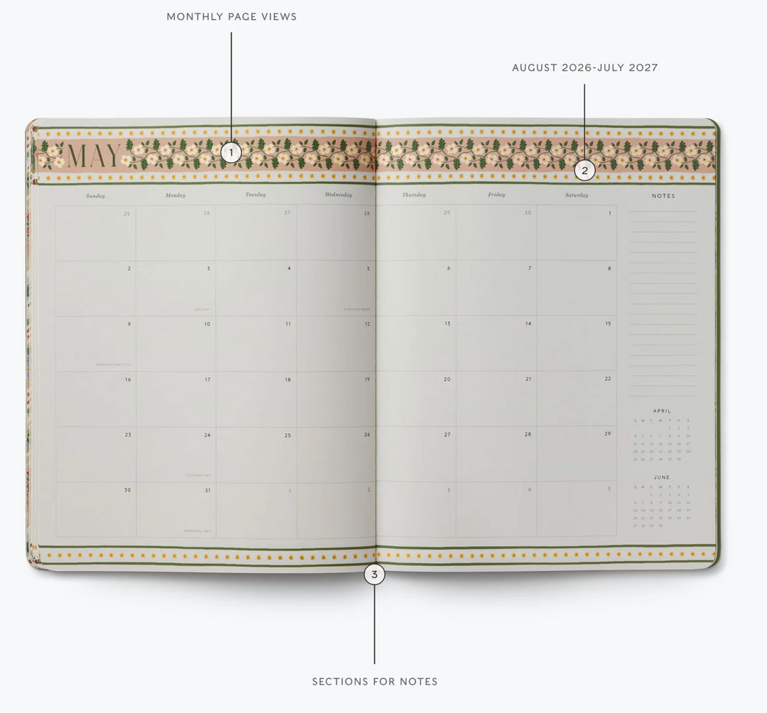 2027 Paisley Academic Appointment Book