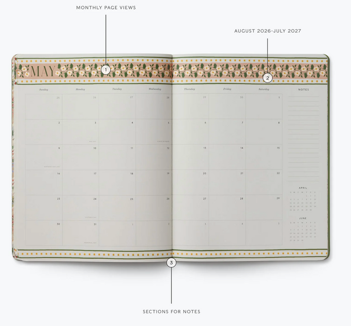 2027 Paisley Academic Appointment Book