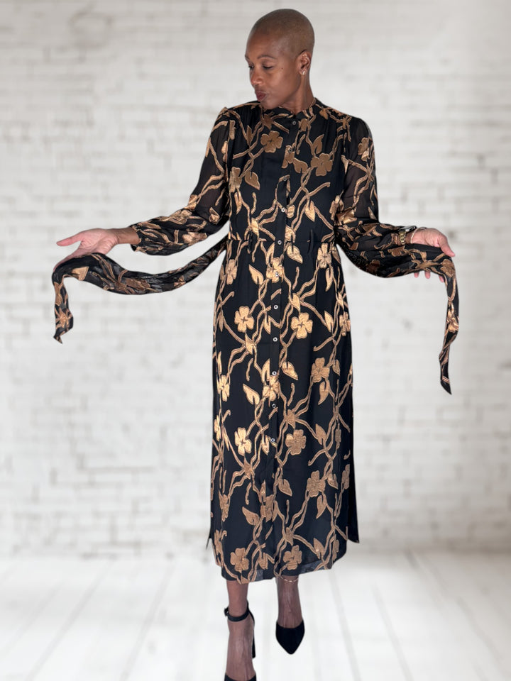 Velvet Burnout Dress