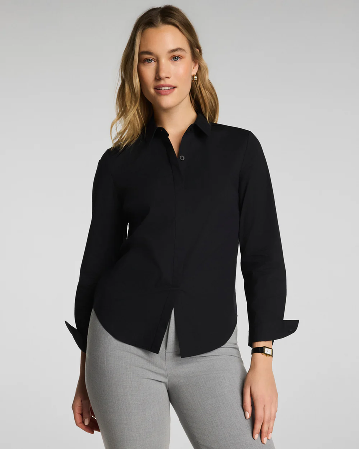 Poplin No Gape Button Down