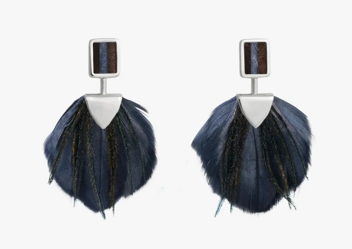 Savannah Bezel Drop Earrings