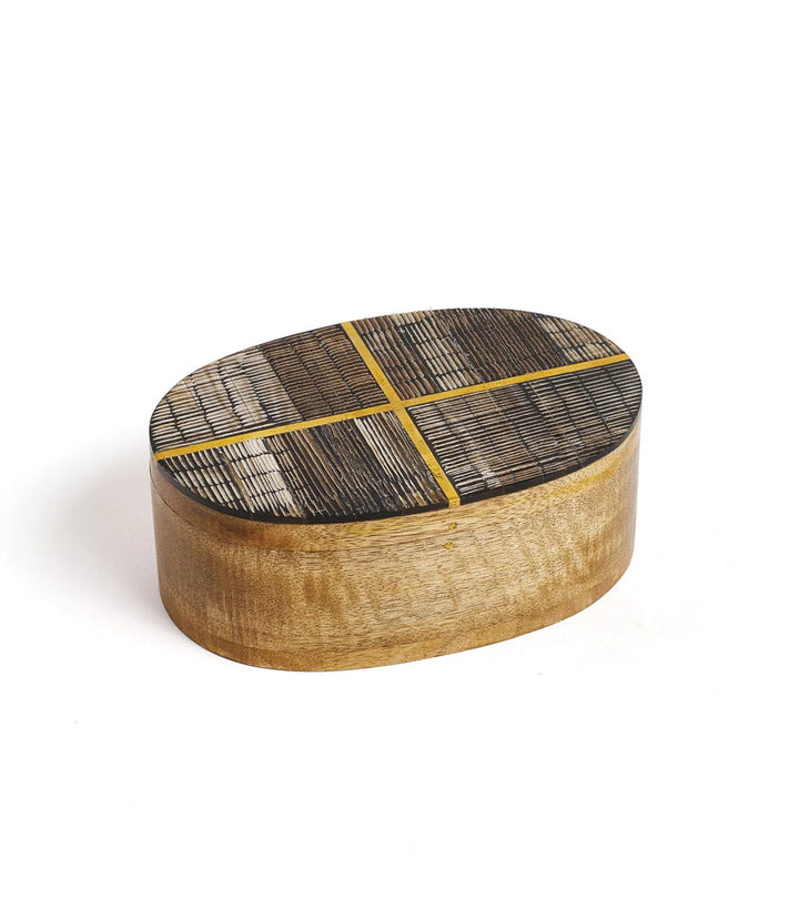 Kerala Decorative Oval Box