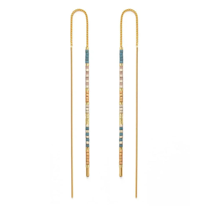Miyuki Threader Earrings