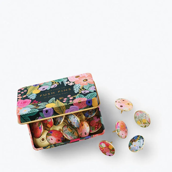 Garden Party Push Pin Set