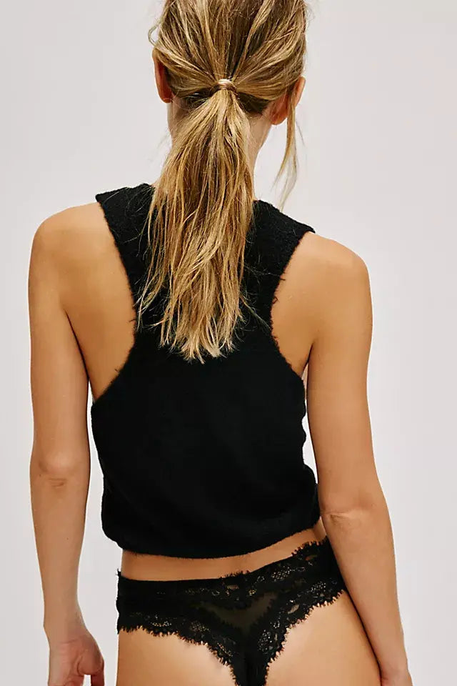 Warm Fluff Crop Sweater
