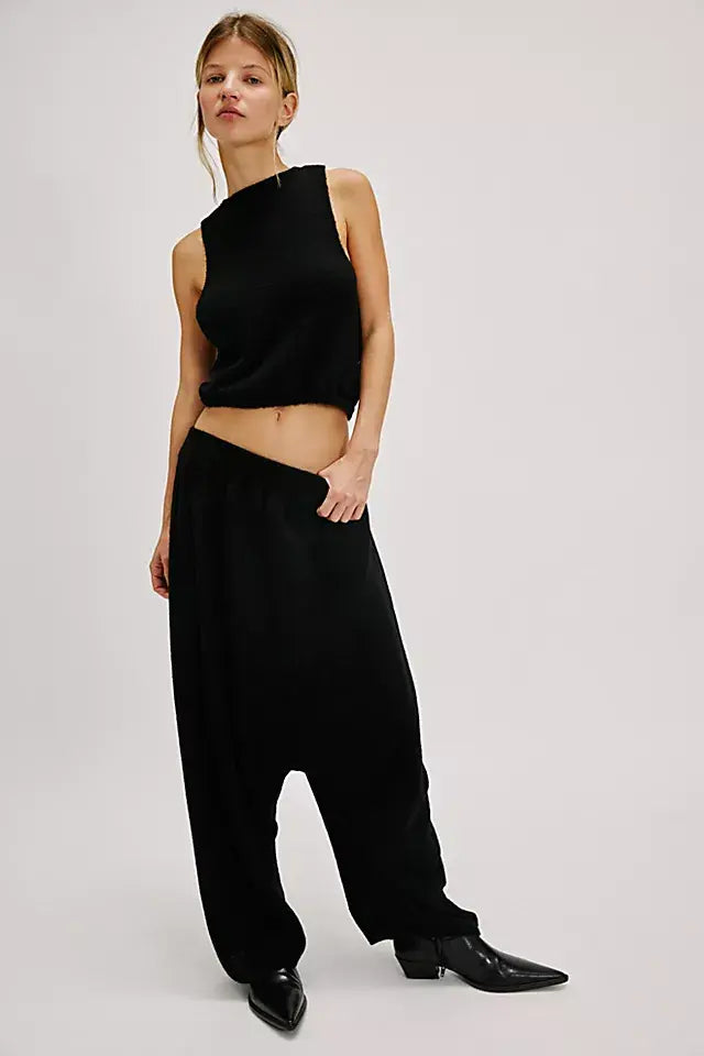 Warm Fluff Crop Sweater