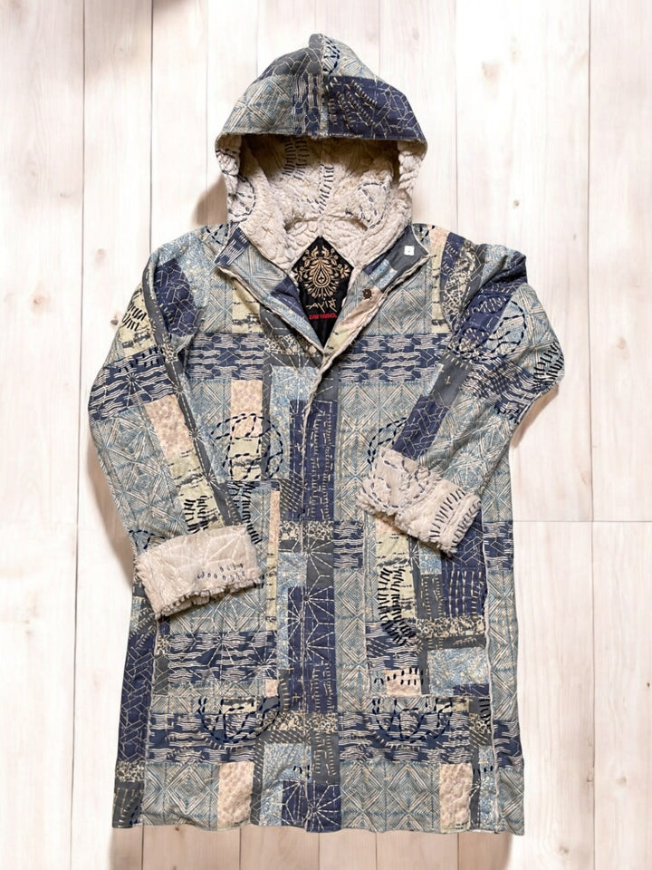 Johnny Was Shasiko Patch Fur Jacket