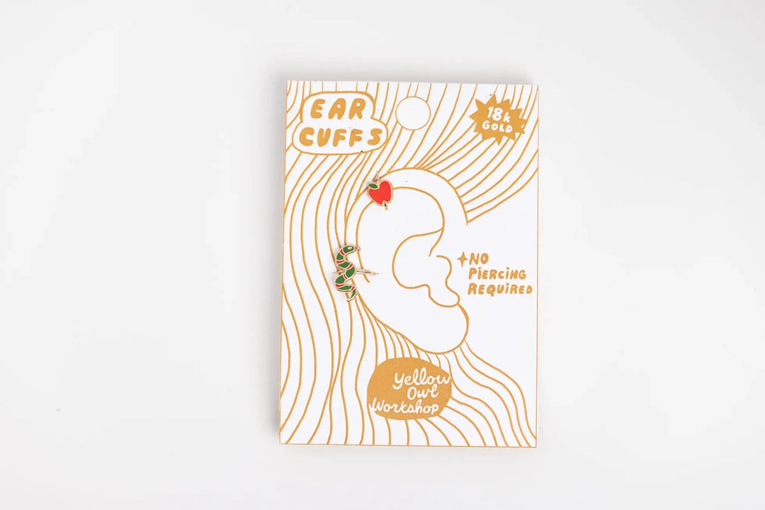 Snake Apple Ear Cuffs