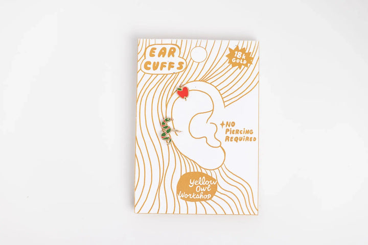 Snake Apple Ear Cuffs