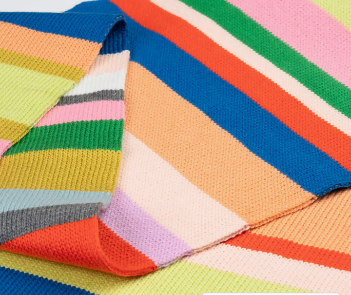 Multi Stripe Big Scarf
