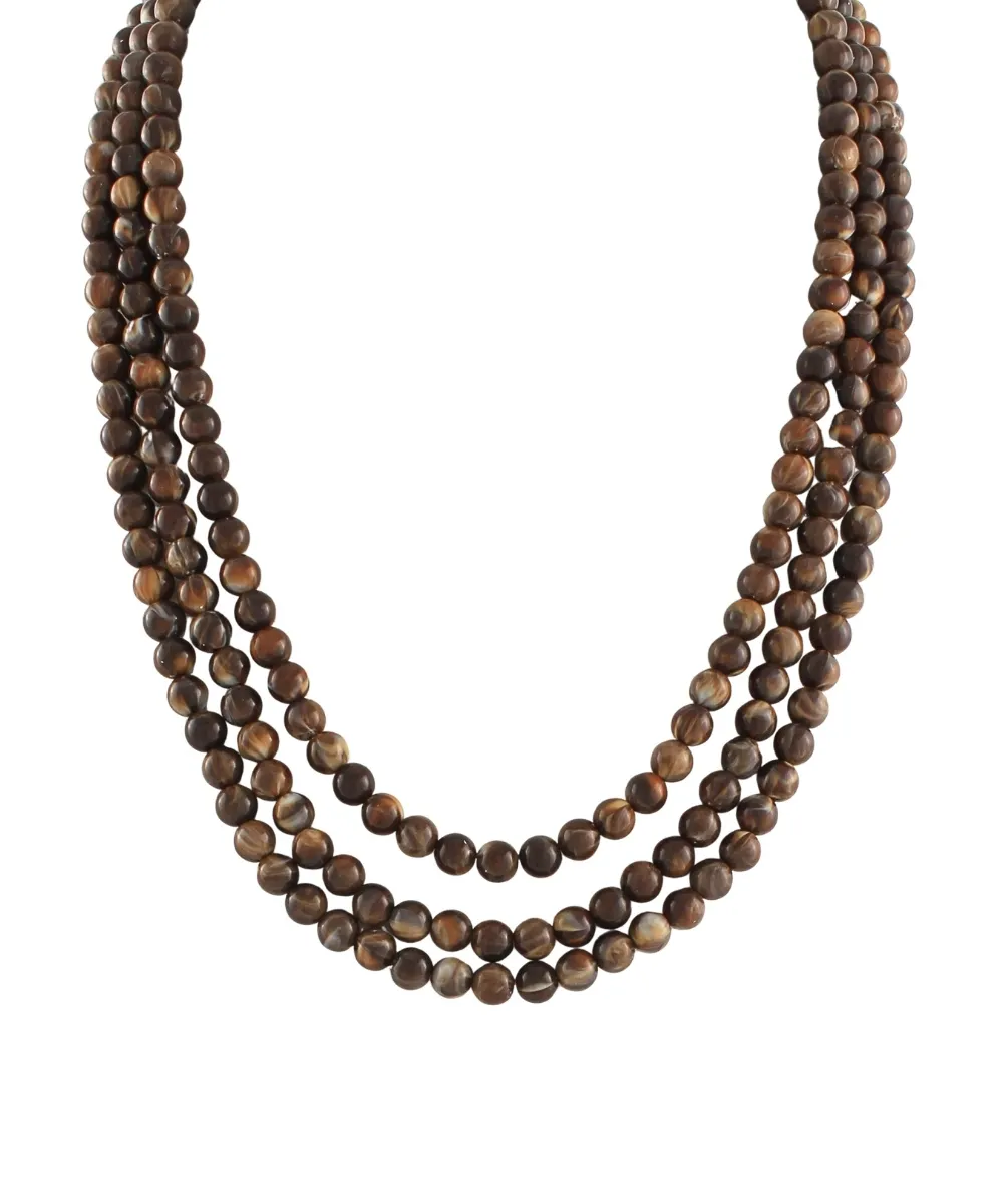 Marble Agate Long Necklace