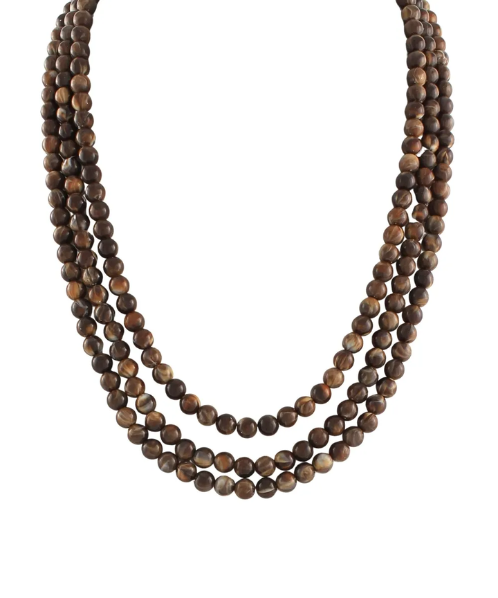 Marble Agate Long Necklace
