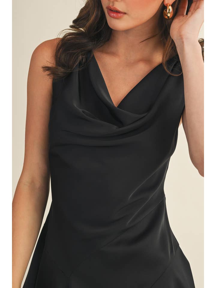 Cowl LBD Dress