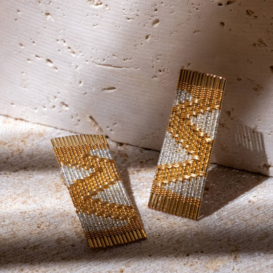 Wire and Cord Ines Earring
