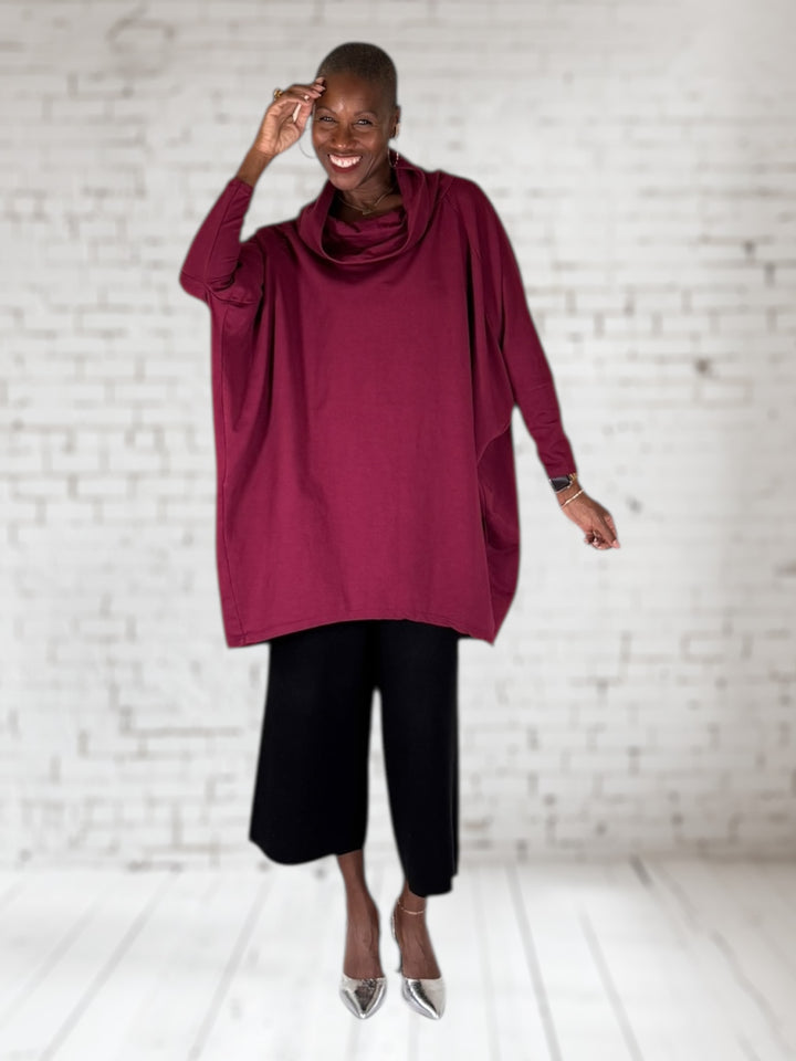 Cowl Knit 25 Top
