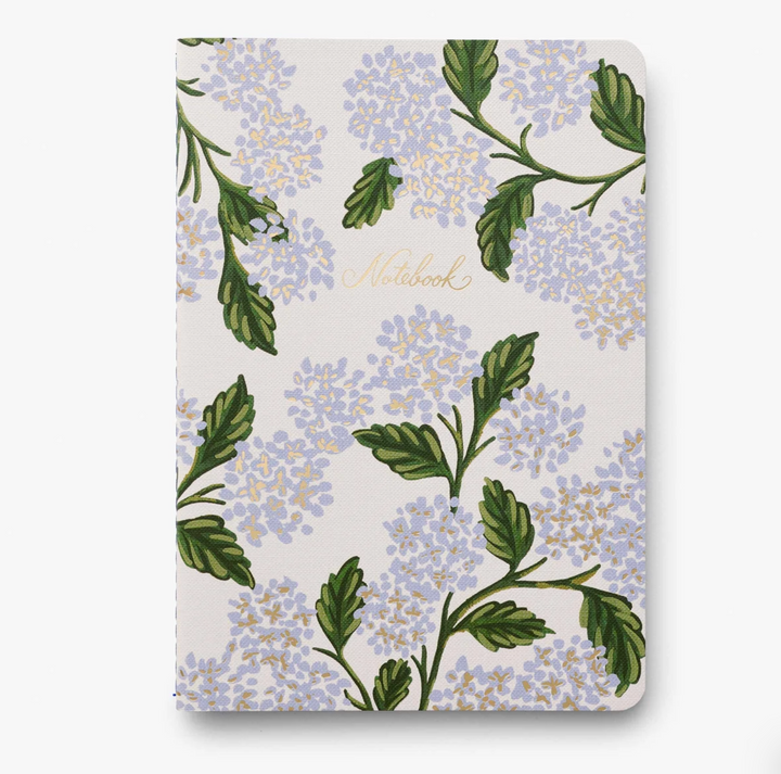 Set of 3 Hydrangea Notebooks