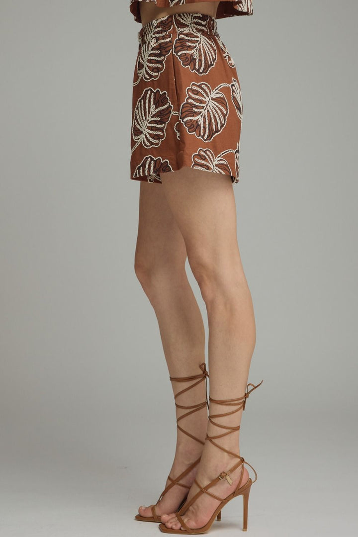 Poplin Pattern Shorts