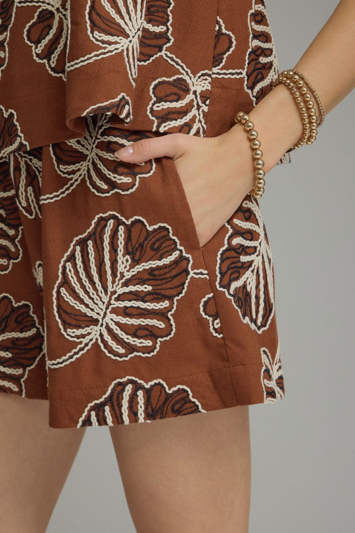Poplin Pattern Shorts