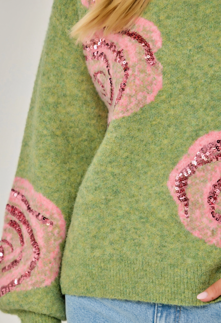 Dopamine Rose Sweater