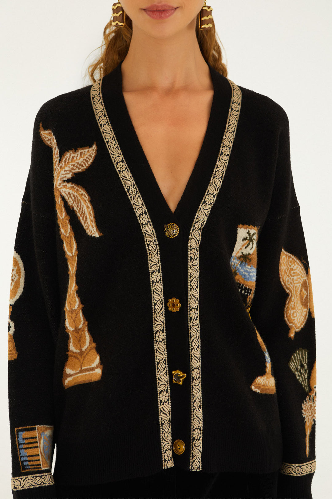 Vintage Sourvenirs Knit Cardi