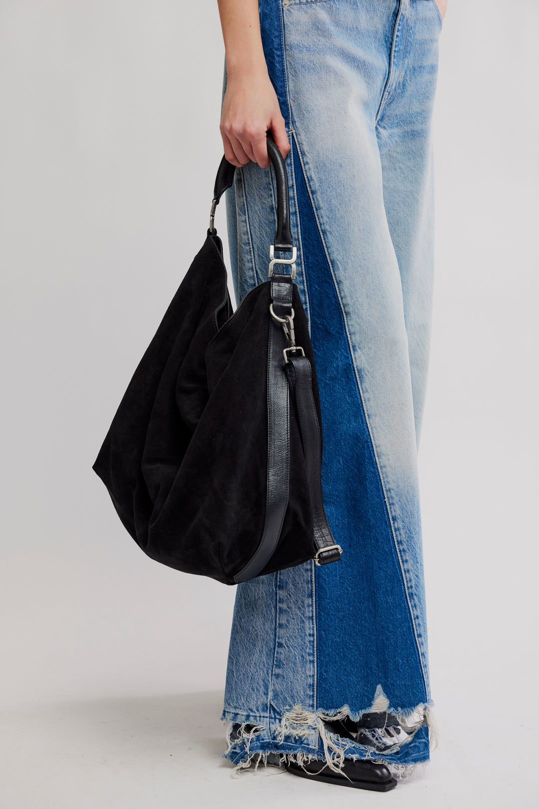 Suzie Suede Slouch Tote