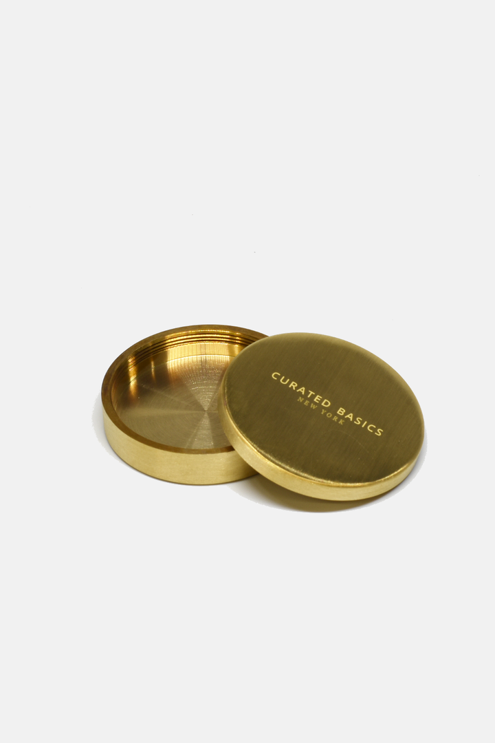 Curated Basics Brass Pill Case