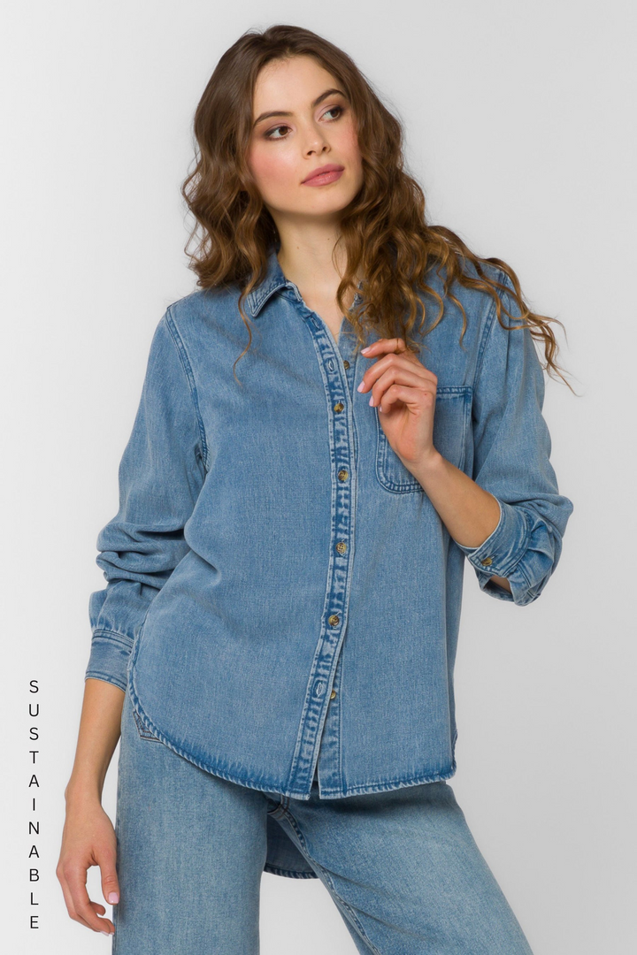 Bennett Denim Button Up