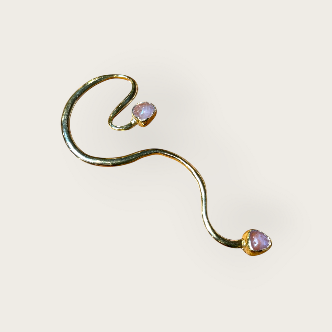 Twisted Stones Ear Cuff