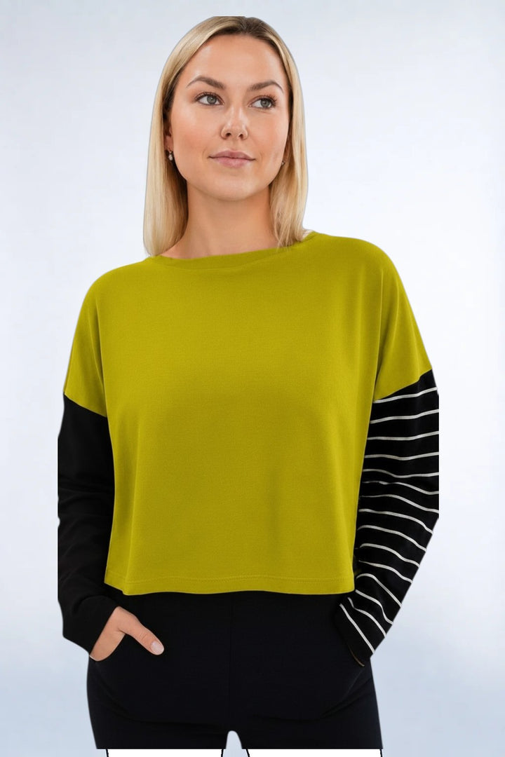 Pima Mixed Boxy Shirt