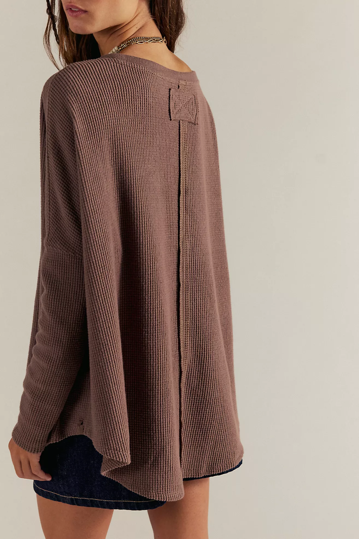 Latte Blues Thermal Top