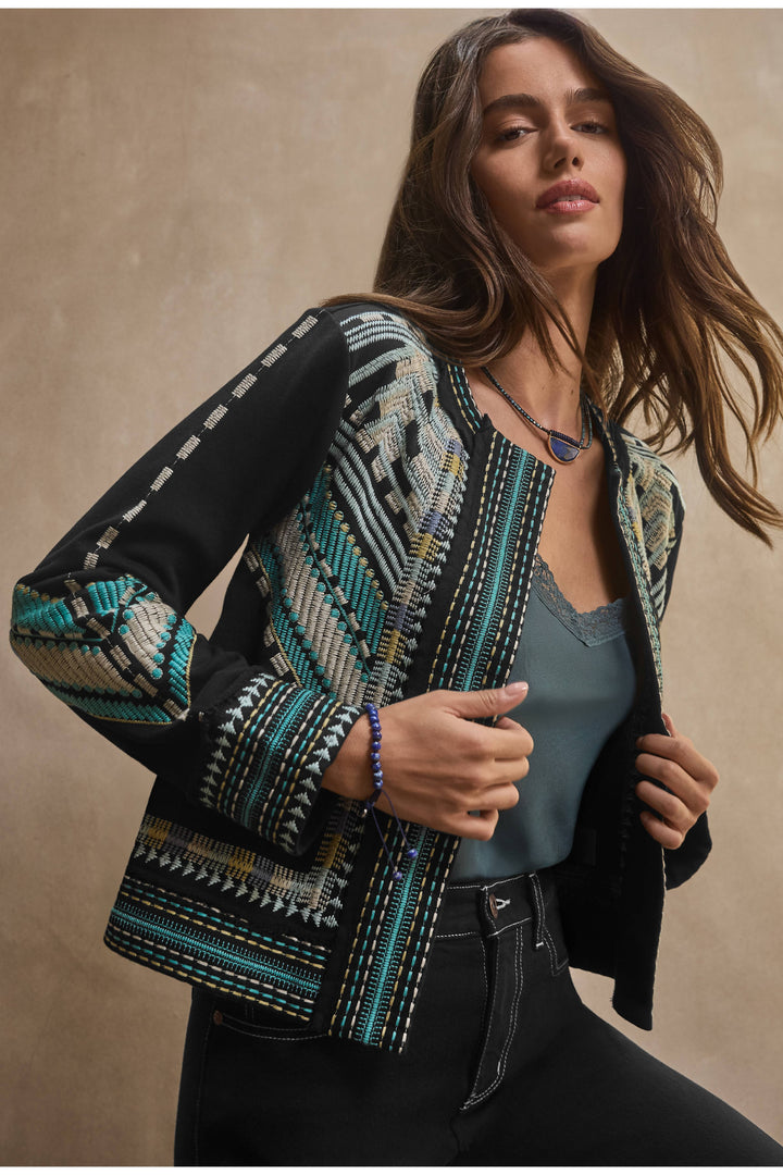 Oliver French Terry Mixed Media Jacket