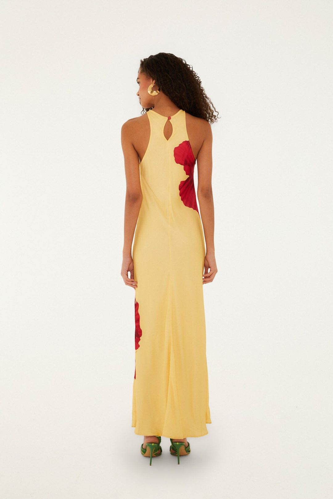Poppy Flowers Maxi Dress
