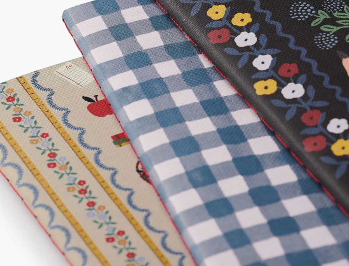 Set of 3 Schoolhouse Notebooks