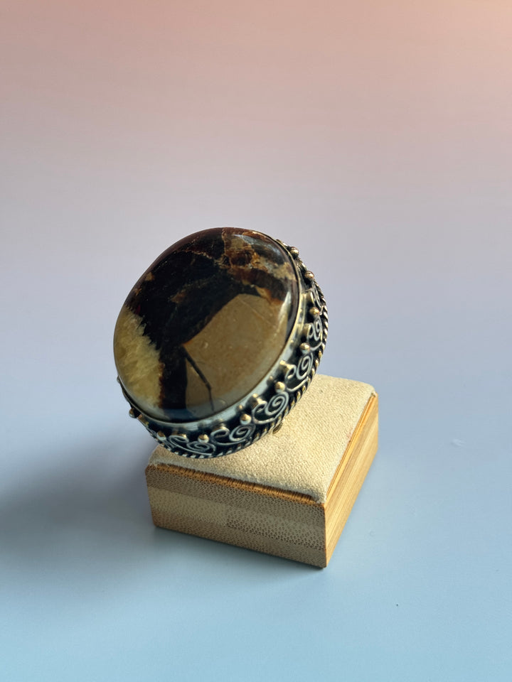 Septarian Palm Adju Ring