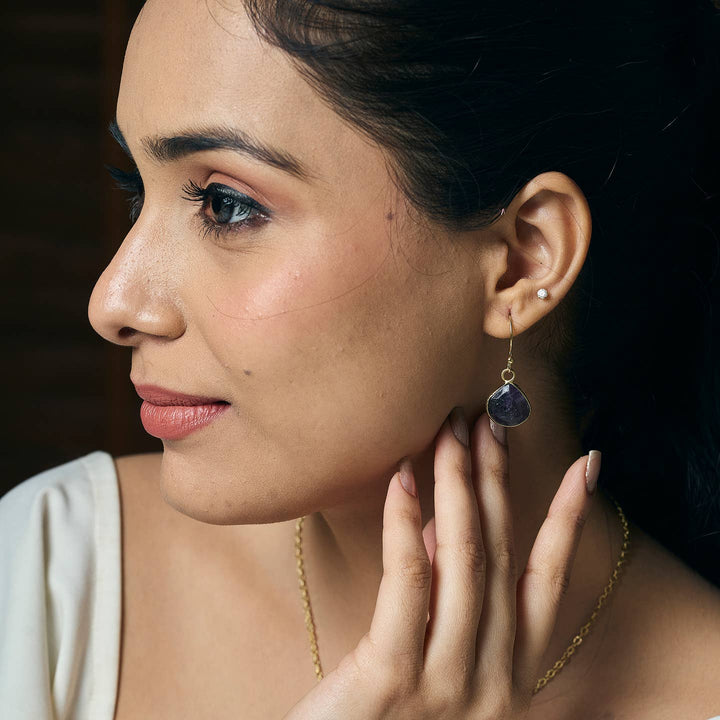 Semi Precious Stone Earrings
