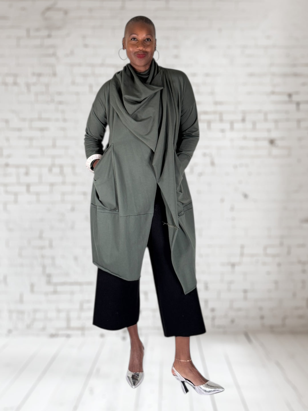 Knit Scarf Coat