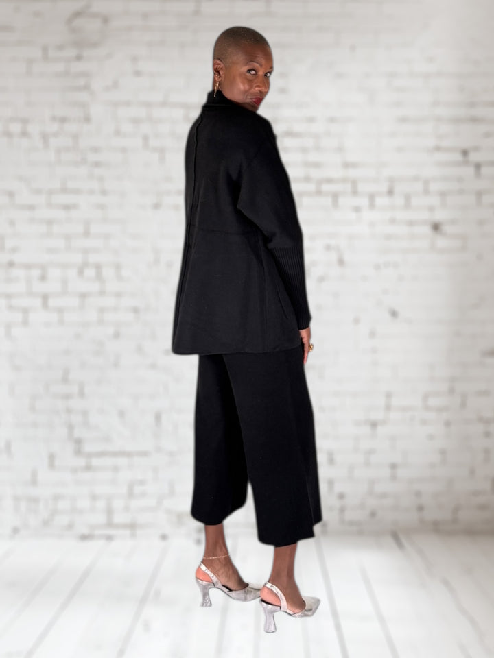 Ponte Collar Jacket