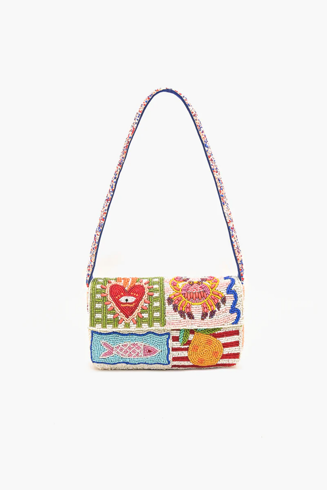 Sun Sea Beaded Handbag