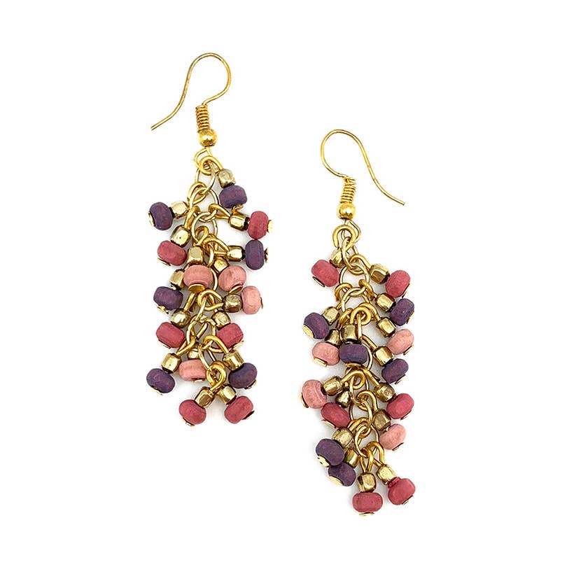 Mulberry Cluster Earrings