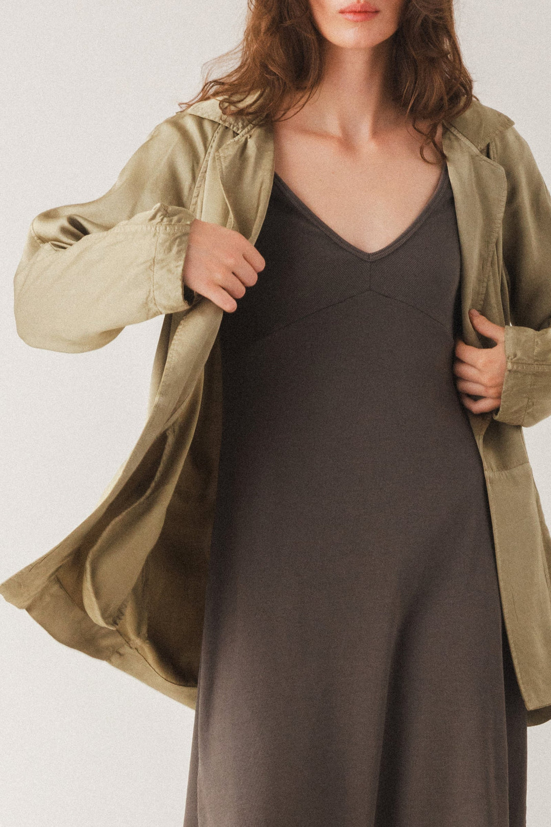 Mid-Habitual Satin Jacket
