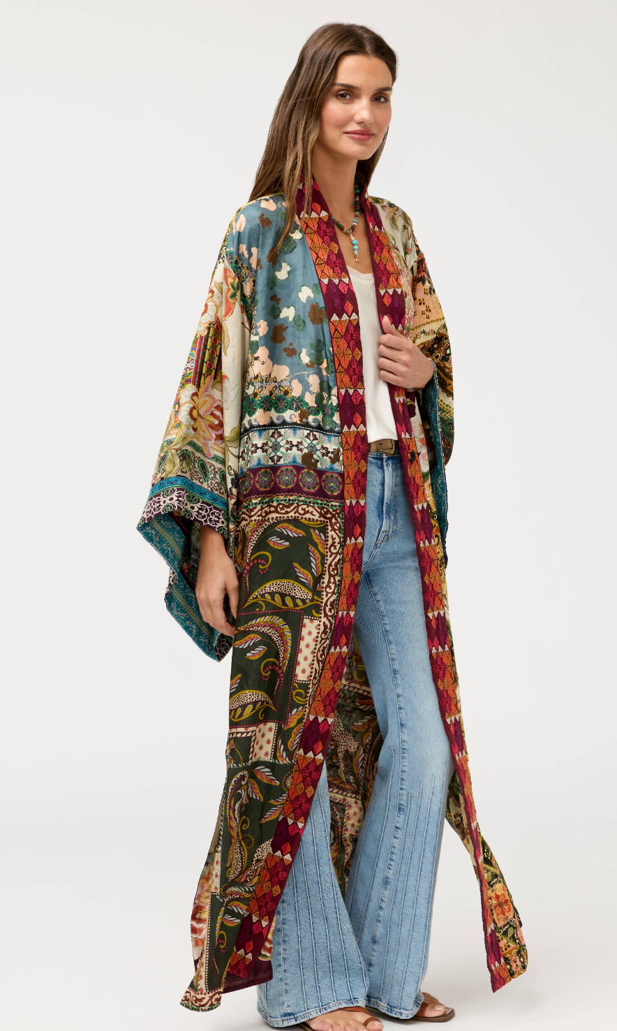 Aziza Long Reversible Kimono