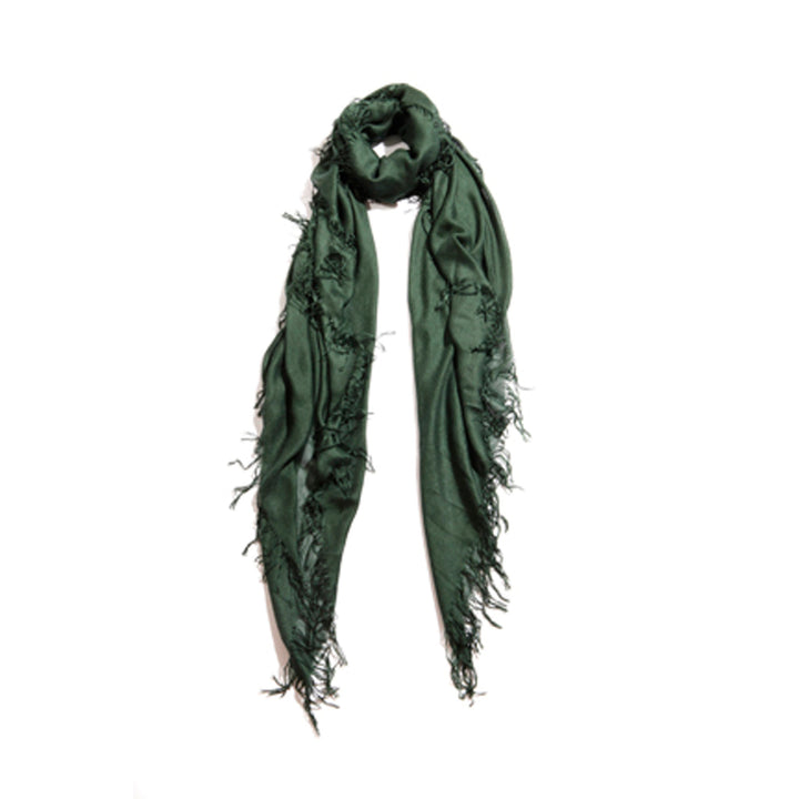Blue Pacific Tissue Solid Scarf
