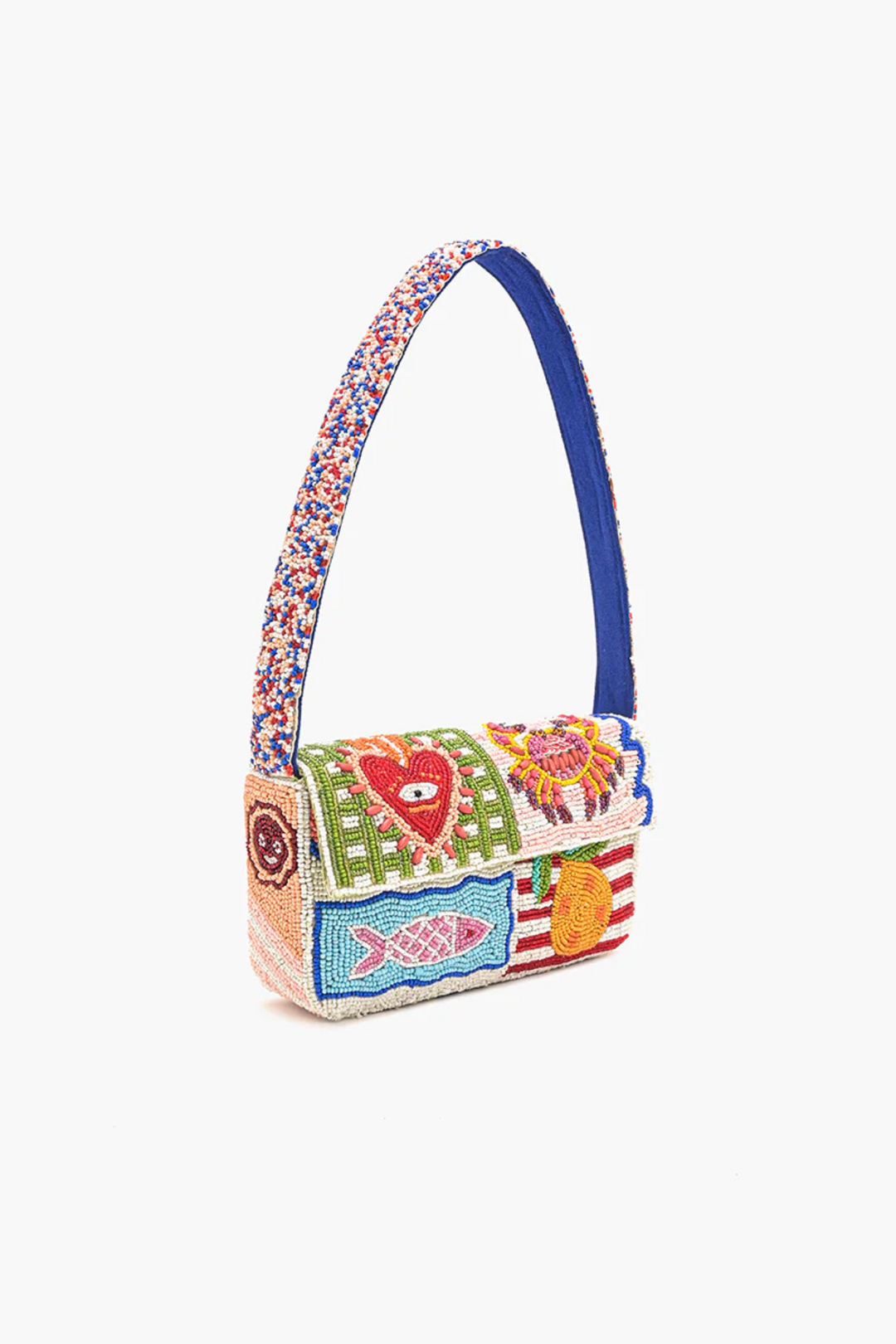 Sun Sea Beaded Handbag