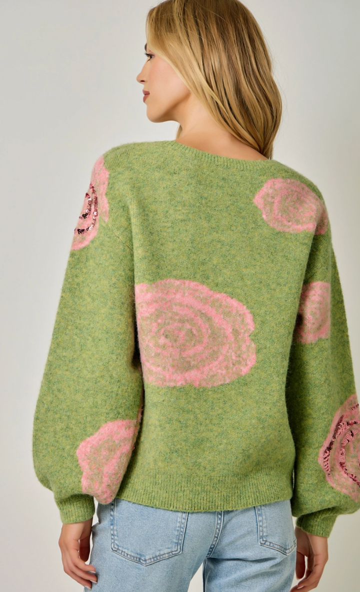 Dopamine Rose Sweater