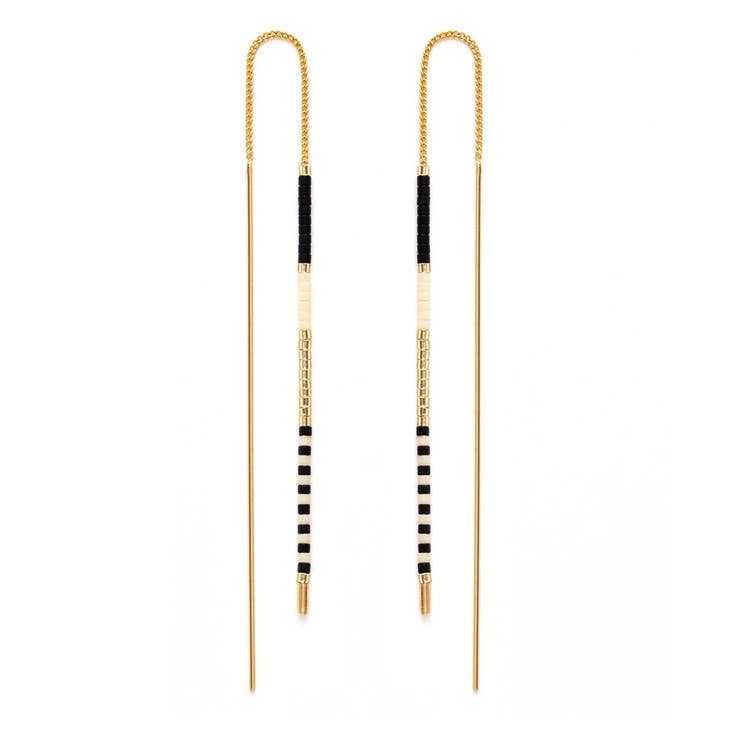 Miyuki Threader Earrings
