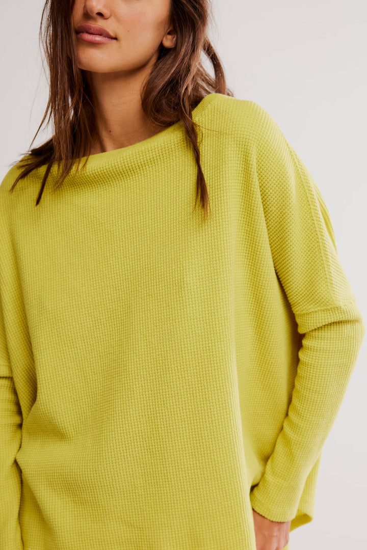 Latte Blues Thermal Top