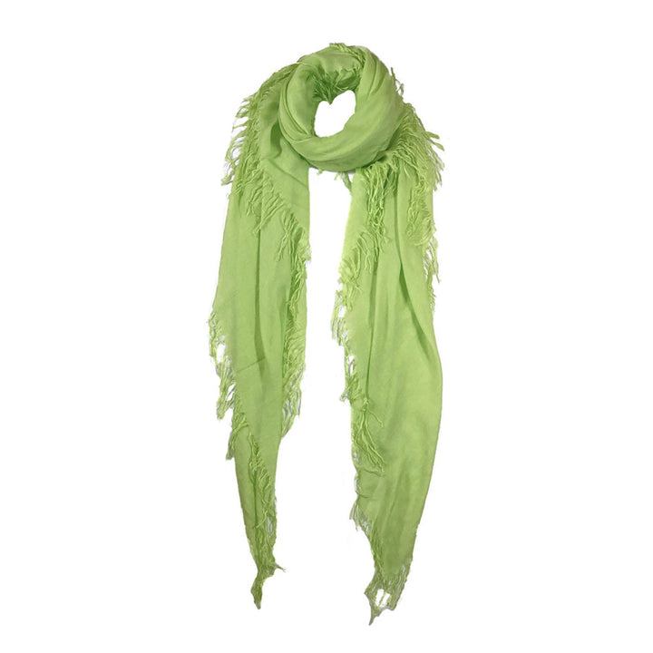 Blue Pacific Tissue Solid Scarf
